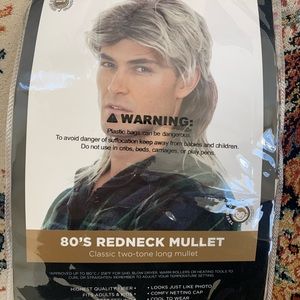 Mens 80s Mullet Wig